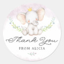 Search for elephant baby shower stickers Script