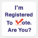 Search for register to vote stickers Voting