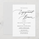 Search for stylish engagement party invitations Calligraphy