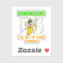 Search for banana cartoon stickers Yellow