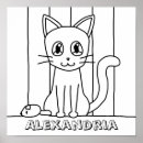 Recherche de pour chats posters Noir et blanc