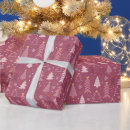 Search for pink christmas tree wrapping paper Snowflakes