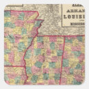 Search for arkansas map stickers Louisiana