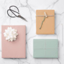 Recherche de rose pastel vert papier cadeau Orange