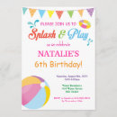Recherche de splish splash invitations Beach ball