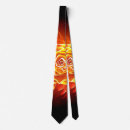 Search for burning flame ties Black