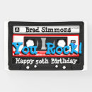 Search for music birthday banners Cassette tape