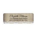 Search for rustic burlap wedding return address labels Autumn