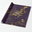 Search for deep purple wrapping paper Gold