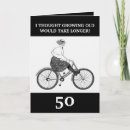 Search for funny vintage birthday cards 50th