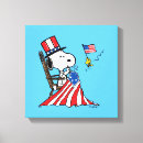 Search for 4th canvas prints Peanuts independence day
