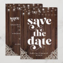 Search for lace save the dates Rustic