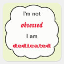 Search for obsession stickers Typography