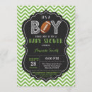 Search for football baby shower invitations Chalkboard