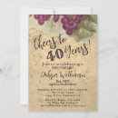 Search for rustic 40th birthday invitations Watercolor