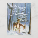 Search for deer christmas cards Vintage