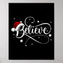 Search for santa claus posters Believe