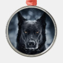 Search for shepherd ornaments Black german shepherd