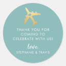 Search for travel thank you stickers Airplane