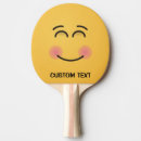 Recherche de visage souriant raquettes ping pong Sourire