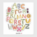 Search for cute alphabet stickers Rainbow