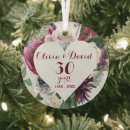 Search for 30th anniversary ornaments Thirty