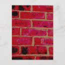 Search for bricks postcards Red