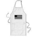 Search for black flag aprons Black and white