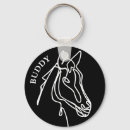 Search for equestrian keychains Black and white