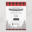Search for lumberjack invitations Flannel