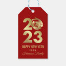 Search for chinese new year gift tags Red and gold