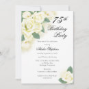 Recherche de de 75 ans invitations Rose