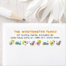 Search for twin boy and girl return address labels For her