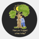 Search for tree hugger stickers Earth