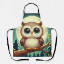 Search for cute owl aprons Nature