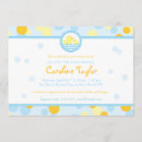 Search for rubber duck baby boy shower invitations Blue