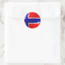 Search for norwegian flag stickers Red