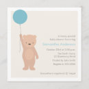 Recherche de nounours baby shower invitations Mignon