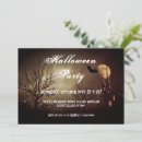Recherche de pleine lune halloween invitations Élégant