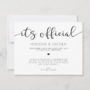 Search for rustic elopement invitations We got married