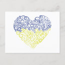 Search for flag colours postcards Stand with ukraine