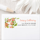 Search for peaches return address labels Fruit