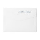 Search for navy blue and white return address labels Minimalist
