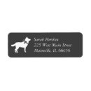 Search for husky return address labels Silhouette