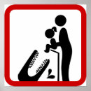 Recherche de crocodile drôle posters Bébé