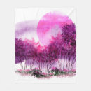 Search for sun and moon throw blankets Watercolor