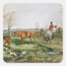 Recherche de chasse au renard autocollants Cheval