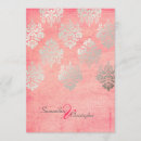 Search for grunge wedding invitations Damask