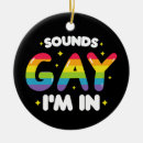 Search for funny gay ornaments Pride