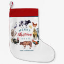 Search for farm christmas stockings Watercolor